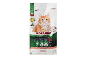 Корм д/стерилізованих котів з лососем сухий 1,5кг Morando Tradizioni