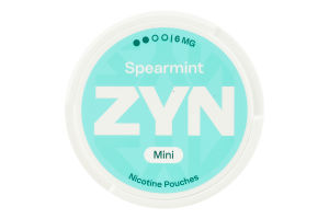 Подушечки никотиносодержащие 6мг ZYN Mini Spearmint 15х0.4г