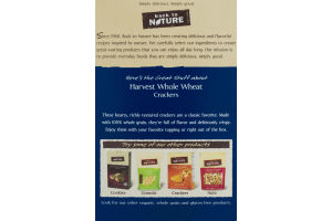 Back To Nature Crackers Harvest Whole Wheat