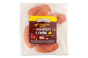 Сардельки Ситий двір Баварські з сиром н/о в/с