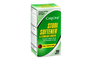 CareOne Stool Softener & Stimulant Laxative Tablets - 100 CT