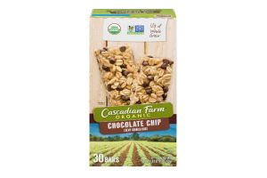 Cascadian Farm Organic Chewy Granola Bars Chocolate Chip - 30 CT