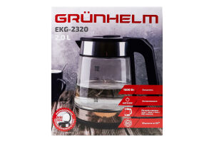 Електрочайник Grunhelm EKG-2320 2,0 л 1500 Вт чорний