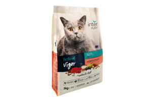 Корм д/енергійних котів Тесті Вігор з рибою та рисом сухий 3кг Інтернутрі