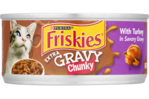 Purina Friskies Extra Gravy Chunky with Turkey