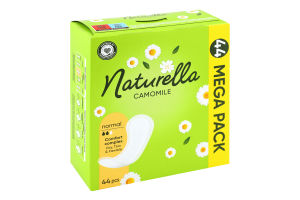 Прокладки щоденні гігієнічні Normal Camomile Naturella 44шт