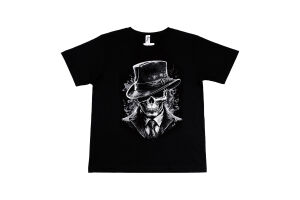 Футболка Sol's Imperial Gentlemen's skull чорний M