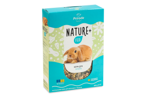 Корм для кролів повнораціонний Nature+ feed Priroda к/у 500г