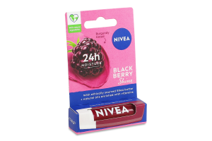 Бальзам-уход для губ Ежевичное сияние Nivea 4.8г