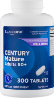 CareOne Century Mature Adults 50+ Dietary Supplement Tablets - 300 CT