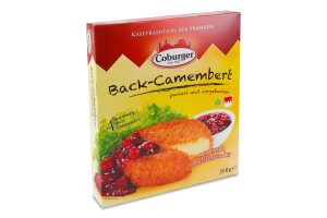Кульки сирні 45% Камамбер з журавлиною Coburger к/у 350г