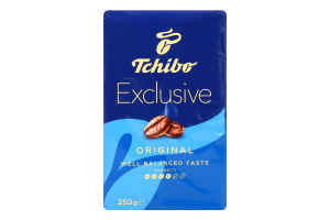 Кофе жареный молотый Original Exclusive Tchibo в/у 250г
