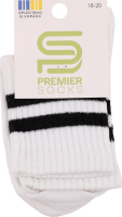 Шкарпетки Premier socks Економ вис мал білі р18-20