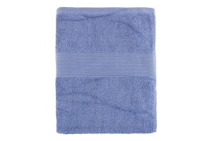 Рушник синій махровий з бордюром 50*90см 400г/м2 ГМ Текстайл
