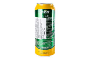 Пиво спеціальне 0.5л 2% світле фільтроване пастеризоване Natur Radler Gosser з/б