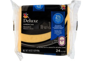 Ahold Deluxe Cheese Singles American - 24 CT