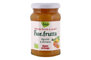 Джем з імбиром органічний пастеризований Цитрусовий мікс Bio Fiordifrutta с/б 260г