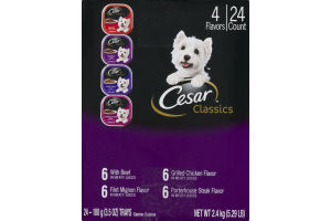 Cesar Classics Canine Cuisines Variety Pack - 24 CT