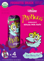 Lifeway Organic ProBugs Organic Whole Milk Kefir Goo-Berry Pie - 4 CT