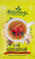 Концентрат напою безалкогольного пастеризований Чай обліпиховий з лимоном та імбиром Naturovy м/у 50г