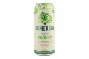 Сидр 0.5л 4.7% Яблоко Somersby ж/б