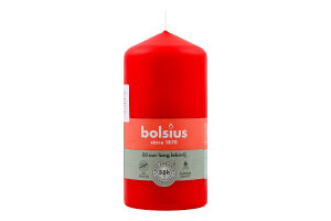 Свіча Bolsius 120/58 червона 33 год. арт. 103614397041