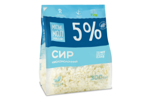 Творог 5% Міськмолзавод №1 м/у 300г