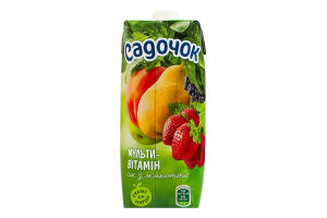 Нектар с мякотью стерилизованный Мультивитамин Садочок т/п 500мл