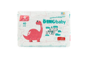 Подгузники для детей 7-14кг 4 Dinobaby 40шт