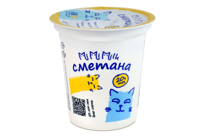Сметана 20% Mimimilk ст 300г
