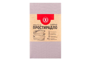 Простирадло пурпурно-рожеве 200*215см ТМ "1"