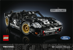 Конструктор для взрослых от 18лет №42223 1966 Ford GT40 MK II Technic Lego 793эл
