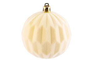 Прикраса ялинкова Куля Велюр 80мм 31977