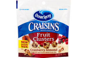Ocean Spray Craisins Fruit Clusters Cranberry Almond
