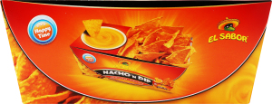 Чипси з ароматом чилі + сирний соус Nacho'n Dip El Sabor к/у 175г