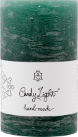 Свічка Циліндр зелено-блакитна Candy Light