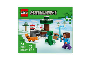 Конструктор для дітей від 6років №21583 Steve's taiga adventure Minecraft Lego 79ел