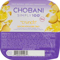 Chobani Simply 100 Greek Yogurt Lemon Meringue Crisp