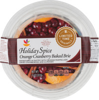 Ahold Holiday Spice Orange Cranberry Baked Brie
