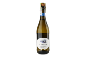 Вино газоване Lambrusco Emilia біле сухе 10,5% 0,75л Cerbio