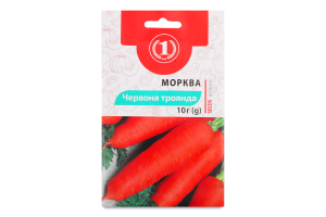 Насіння Морква Червона троянда 10г ТМ "1"