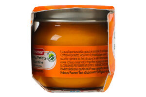 Пюре овощное для детей от 6мес гомогенизированное стерилизованное Морковь-картофель-цуккини Plasmon с/б 2х80г