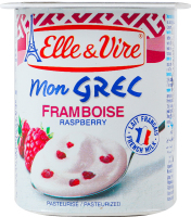 Десерт молочный 7.5% с малиной Mon Grec Elle&Vire ст 125г