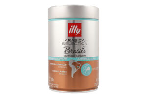Кава Brazile мелена смажена 250г ж/б Illy