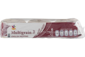 Ahold Multigrain English Muffins - 6 CT