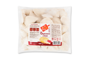 Вареники з картоплею та печінкою Pro 100 smak м/у 500г