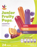 Ahold Junior Fruity Pops Assorted - 24 CT