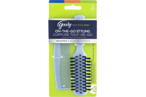Goody On-The-Go Styling Purse Brush & Comb Set - 2 PC