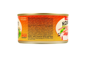 Карп натуральный стерилизованный с добавлением масла Даринка ж/б 240г