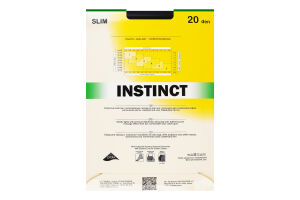 Колготки жіночі Instinct Slim 20den 2 nero